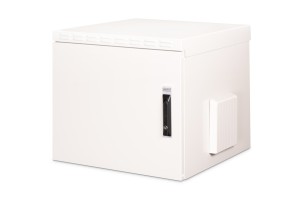 Digitus Szafa sieciowa wisząca 19" 9U rack 600x600, drzwi pełne, szary, niedzielona, złożona, IP55, 100kg