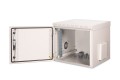 Digitus Szafa sieciowa wisząca 19" 9U rack 600x600, drzwi pełne, szary, niedzielona, złożona, IP55, 100kg - 3026951