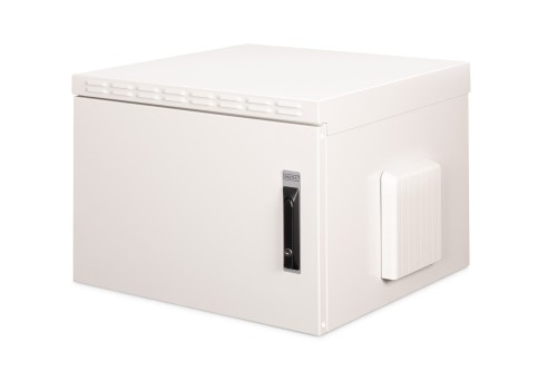 Digitus Szafa sieciowa wisząca 19" 7U rack 600x600, drzwi pełne, szary, niedzielona, złożona, IP55, 100kg - 3027122