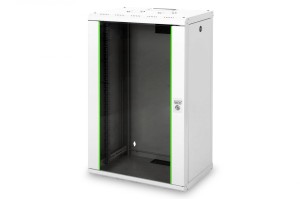 Digitus Szafa sieciowa wisząca Unique 19" 20U rack 600x450, drzwi szyba, szary, niedzielona, złożona, 100kg