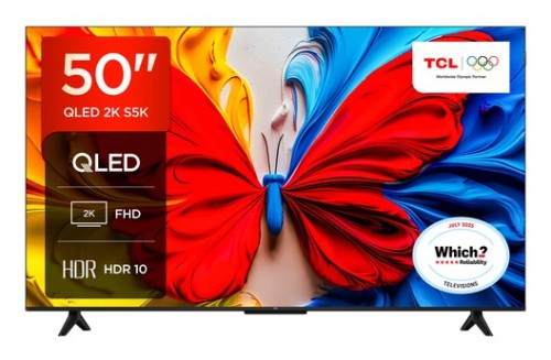 Telewizor TCL 50V5C QLED 50'' Full HD Android TV Dolby Audio DVB-S2 Czarny (WYPRZEDAŻ) - 3012801