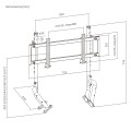 Oplite OP-R8-SMSB uchwyt / stojak do monitorów 144,8 cm (57") Biurko Czarny - 2993590