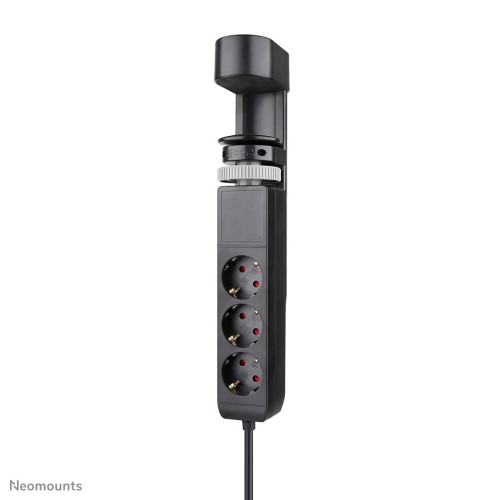 Neomounts DS22-840BL6 rozgałęziacz 1,4 m 3 x gniazdo sieciowe Wewnętrzna Czarny - 2993634