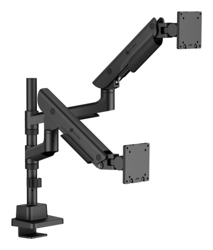 ICY BOX IB-MS702-T uchwyt / stojak do monitorów 144,8 cm (57") Biurko Czarny - 2993976