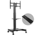 ONKRON TS1552E Mobilny stojak obrotowo-nachylny do ekranu 43"-75" maks 70 kg czarny - 3006862