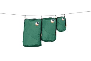 Zestaw 3 organizerów podróżnych TTTM Petrol Green