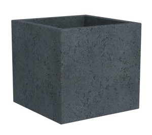 Scheurich C-Cube 240 Zewnętrzna Sadzarka w doniczce Wolnostojący Plastik Czarny