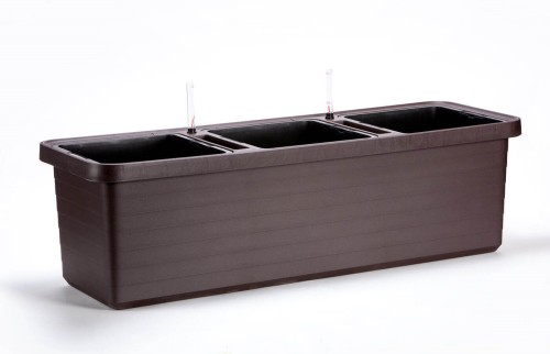 URBALIVE BERBERIS TRIO Donica samonawadniająca 117 x 39 cm, brązowy - 2994808