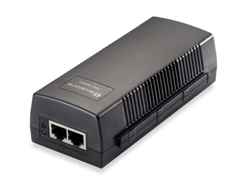 LevelOne POI-3010 adapter PoE Fast Ethernet, Gigabit Ethernet 52 V - 2994827