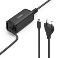 Hama 00200023 adapter zasilający/ inwentor Wewnętrzna 65 W Czarny - 2994922