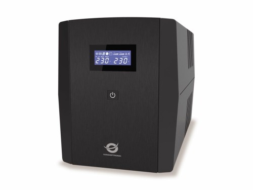 Zasilacz awaryjny UPS Conceptronic 1500VA/900W/6xIEC/HID USB/RJ45in/Out/AVR sw - 2995205