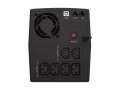 Zasilacz awaryjny UPS Conceptronic 1500VA/900W/6xIEC/HID USB/RJ45in/Out/AVR sw - 2995204