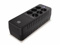 Zasilacz UPS Conceptronic 850VA/490W/6xSchuko/RJ45 in/Out Office black - 2995281