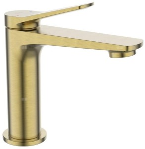 WASHBASIN MIXER NESTOS BRUSHED GOLD