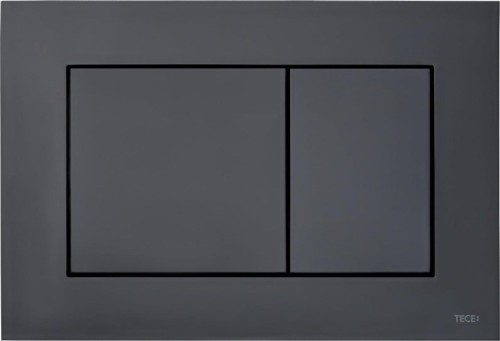 TECENOW TOILET PUSH PLATE MATTE BLACK - 2967677