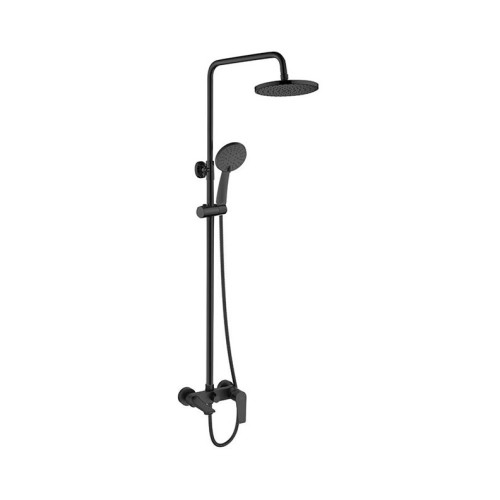 SHOWER COLUMN DOKOS W BATH MIXER BLACK - 2967595