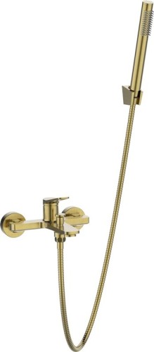 BATH MIXNESTOS WITH SHOWER SET BR GOLD - 2967753