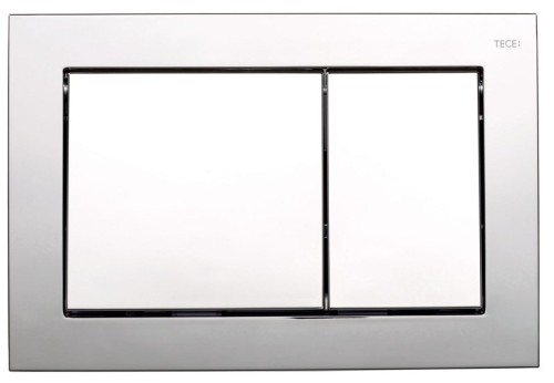 TECEBASE TOILET PUSH PLATE CHROME BRIGHT - 2967653
