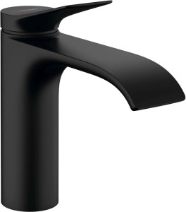 Hansgrohe Vivenis jednouchwytowa bateria umywalkowa 110 z podnoszoną zatyczką czarny mat