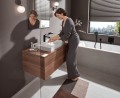Hansgrohe Vivenis jednouchwytowa bateria umywalkowa 110 z podnoszoną zatyczką czarny mat - 3030126