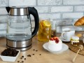 ELDOM SZKLANY CZAJNIK BEZPRZEWODOWY C420 KETTY 1850-2200W 1,7L FILTR SIATKOWYPODŚWIETLANY ZBIORNIK, PŁYTA GRZEJNA - 3030277