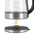 ELDOM SZKLANY CZAJNIK BEZPRZEWODOWY C420 KETTY 1850-2200W 1,7L FILTR SIATKOWYPODŚWIETLANY ZBIORNIK, PŁYTA GRZEJNA - 3030275