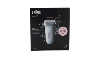Braun 7-011 Silk-?pil 7 Wet&Dry-Epilierer, wei?/silber