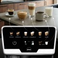 ELDOM EKSPRES CIŚNIENIOWY KOLBOWY ECK1 1300W 20 BAR, ZASOBNIK NA MLEKO, 6 PROGRAMÓW AUTOMATYCZNYCH, 2 PROGRAMY RECZNE - 3030488