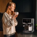 ELDOM EKSPRES CIŚNIENIOWY KOLBOWY ECK1 1300W 20 BAR, ZASOBNIK NA MLEKO, 6 PROGRAMÓW AUTOMATYCZNYCH, 2 PROGRAMY RECZNE - 3030484