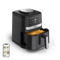 Tefal Easy Fry Silence EY5528E0 frytkownica Pojedyńczy 5 l Autonomiczny Frytkownica na gorące powietrze Czarny, Stal nierdzewna - 2968423