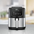 Rommelsbacher FRH 1500 frytkownica Pojedyńczy 5 l Autonomiczny 1500 W Frytkownica na gorące powietrze Czarny, Stal nierdzewna - 3030509