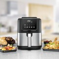 Rommelsbacher FRH 1500 frytkownica Pojedyńczy 5 l Autonomiczny 1500 W Frytkownica na gorące powietrze Czarny, Stal nierdzewna - 3030507
