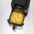 Rommelsbacher FRH 1500 frytkownica Pojedyńczy 5 l Autonomiczny 1500 W Frytkownica na gorące powietrze Czarny, Stal nierdzewna - 3030508