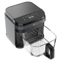 ELDOM FRYTKOWNICA BEZTŁYSZCZOWA FR500 5,5 L 1200W SZKLANY POJEMNIK, RUSZT, SILIKONOWA PODKŁADKA, 8 PROGRAMÓW, REGULACJA TEM. - 3030545