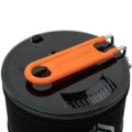 Zestaw do gotowania Jetboil Trailcook 1.2L - carbon (palnik gazowy, garnka 1,2L, pokrywka, podstawka pod kartusz) - 3000887