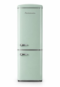 Lodówka Retro Ravanson LKK-315RM 597mm x 707mm x 1943 mm | 315l | Total No Frost | klasa E | miętowy