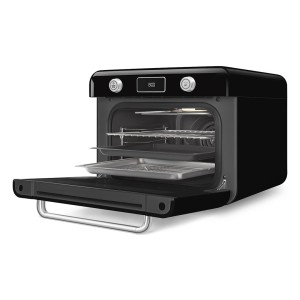 Smeg COF01BLEU piec parowy Mała Czarny Przyciski, Obrotowy