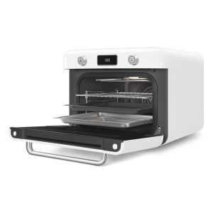 Smeg COF01WHEU piec parowy Mała Biały Przyciski, Obrotowy