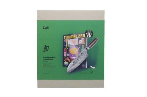 Nóż kai Europe Shun Premier TDM-W23 Tim Mälzer Santoku + książka kucharska - 2970142