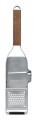 Microplane 43313 ręczna tarka / spiralizer Tarka z uchwytem Srebrny, Drewno - 3031988