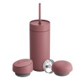 Kubek termiczny 473 ml Carter Move Mug 3w1 +3 nakrętki Fellow pudrowy różowy - 3032080