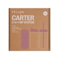 Kubek termiczny 473 ml Carter Move Mug 3w1 +3 nakrętki Fellow pudrowy różowy - 3032082