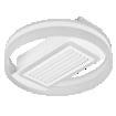 CEILING FAN 55W CCT WHITE - 2970330