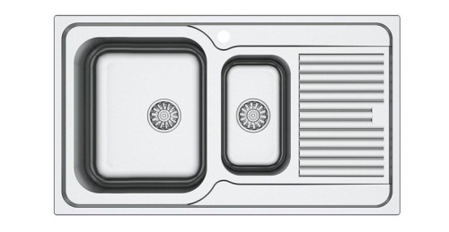 STAINLESS STEEL SINK SATIN AS 192/SIPHON - 3032505