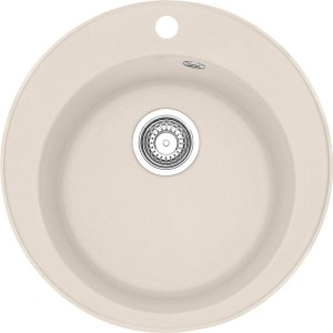 SINK SINGLE 1  3 1/2NL NWK TH OATMEAL