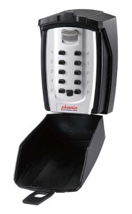 Phoenix Safe Co. KS0003C szafka na klucze Metal Czarny, Srebrny