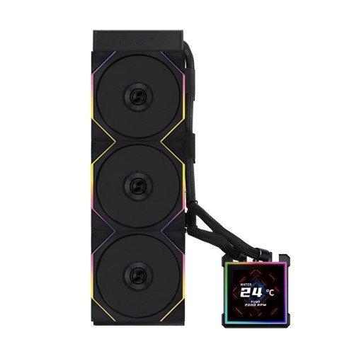 Lian Li HydroShift II LCD-S 360 TL Procesor Zestaw do chłodzenia płynami 12 cm Czarny 1 szt. - 3033071