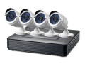 LevelOne CCTV 8-kanałowy zestaw 2MP/IP66/H.264/1x3.5"/IR-30m biały - 2972845