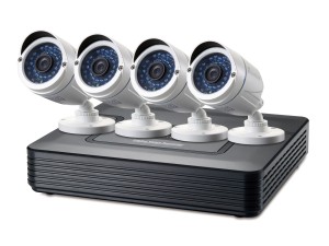 LevelOne CCTV 8-kanałowy zestaw 2MP/IP66/H.264/1x3.5"/IR-30m biały