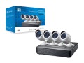 LevelOne CCTV 8-kanałowy zestaw 2MP/IP66/H.264/1x3.5"/IR-30m biały - 2972847
